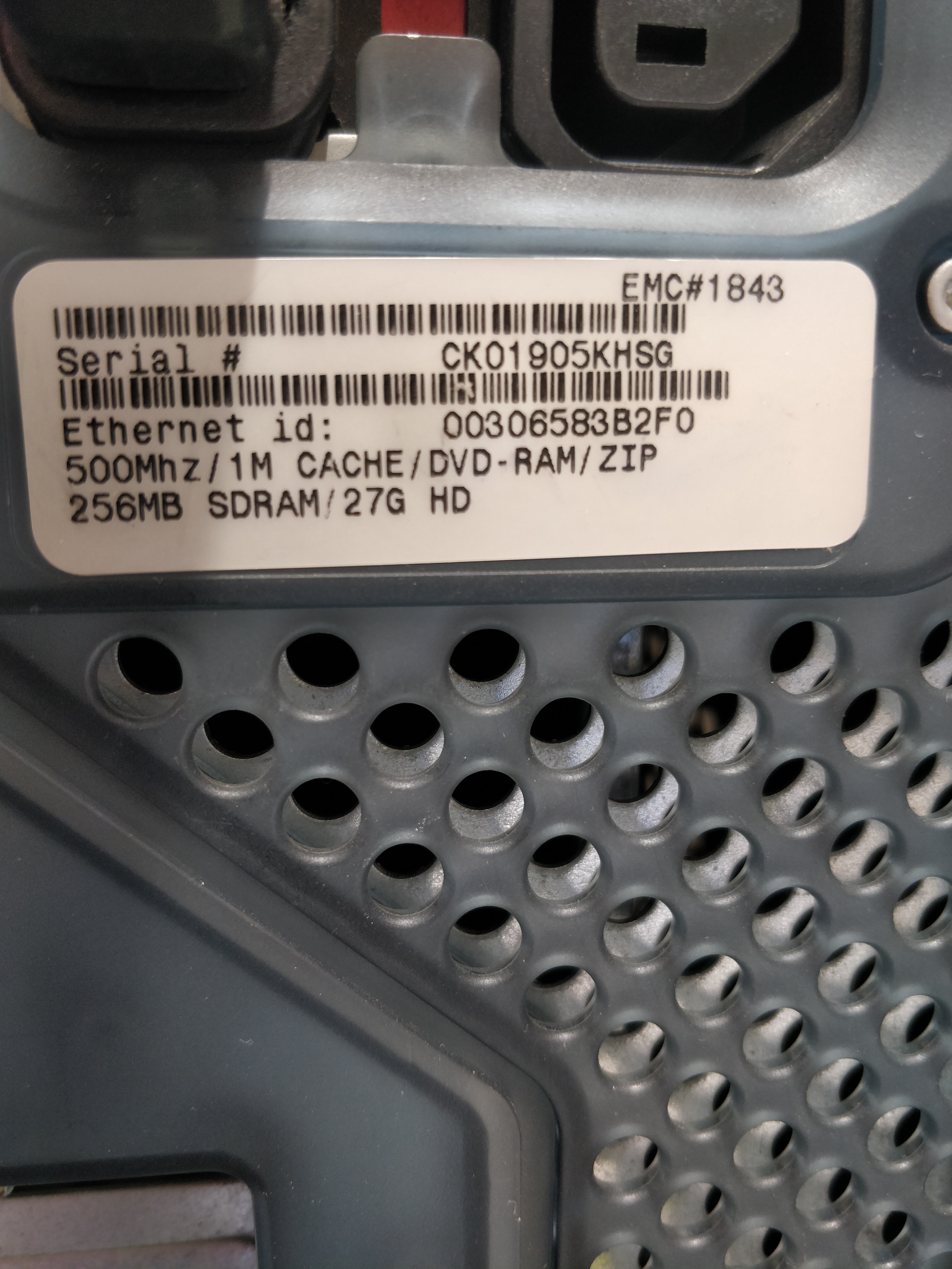 Mac Server G4 500 (AGP) *