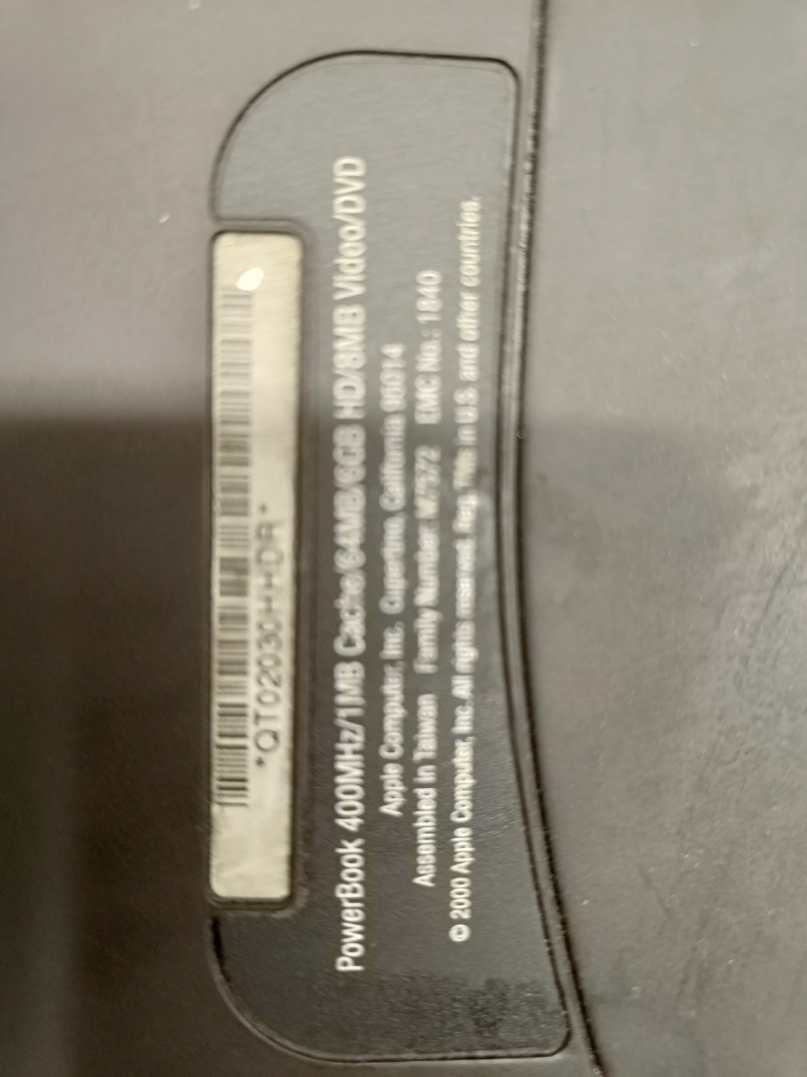 PowerBook G3 400MHz Pismo